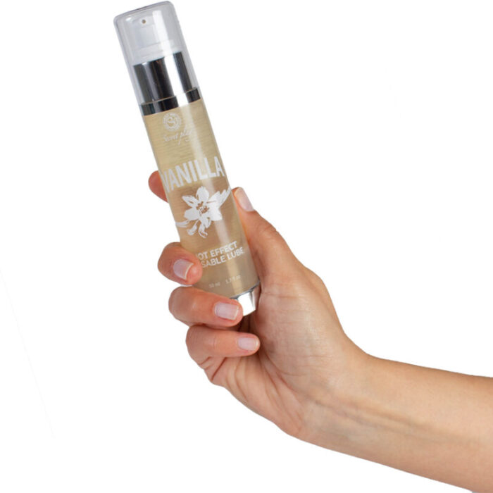 SECRETPLAY - LUBRICANTE 2-1 EFECTO CALOR VAINILLA 50 ML - CandyHot - Foto 3