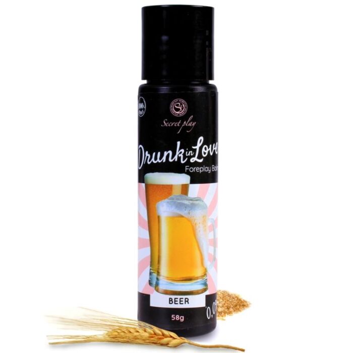 SECRETPLAY - LUBRICANTE DRUN IN LOVE CERVEZA 60 ML - CandyHot - Foto 1