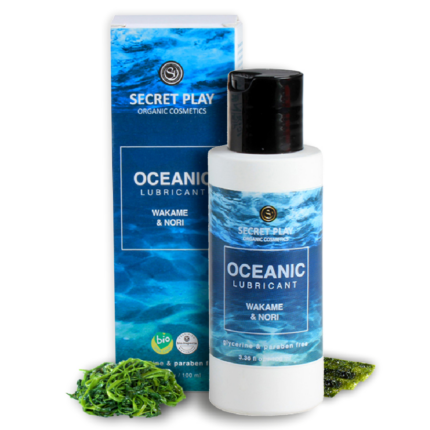 SECRETPLAY - LUBRICANTE ORGANICO OCEANIC 100ML - CandyHot - Foto 1