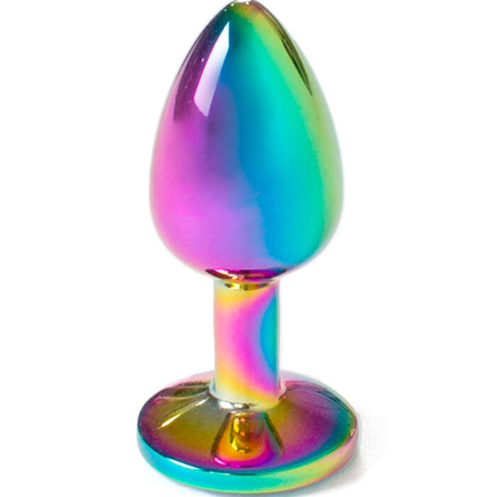 SECRETPLAY - METAL BUTT PLUG MULTICOLOR TALLA S 7 CM - CandyHot - Foto 1