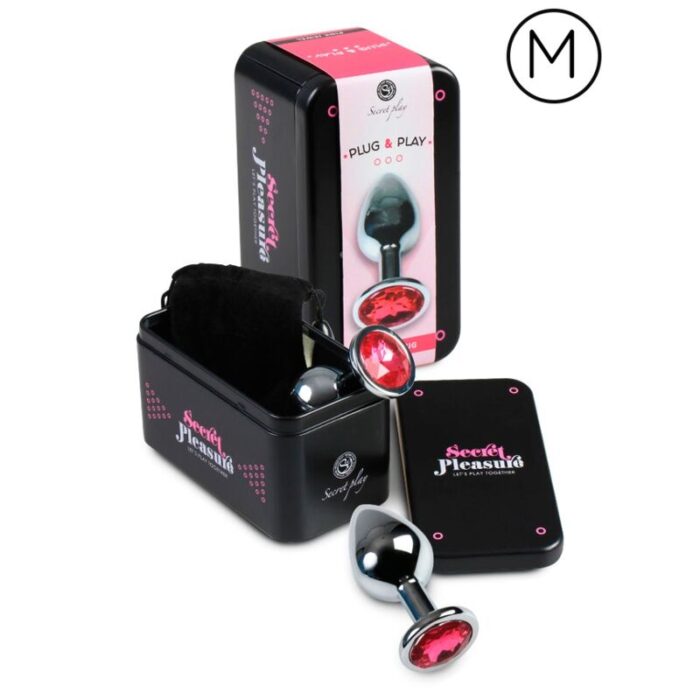 SECRETPLAY - PLUG ANAL FUCSIA 8CM - CandyHot - Foto 2