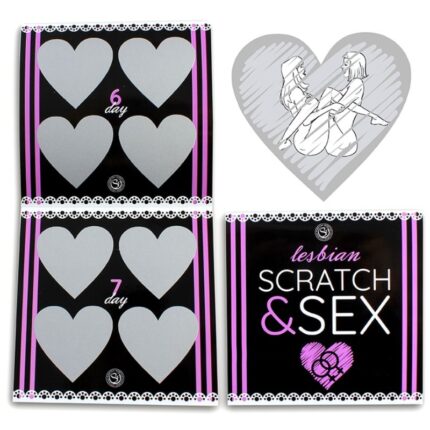 SECRETPLAY - SCRATCH & SEX JUEGO PAREJAS POSTURAS LESBICAS (ES/EN/FR/PT/DE) - CandyHot - Foto 2