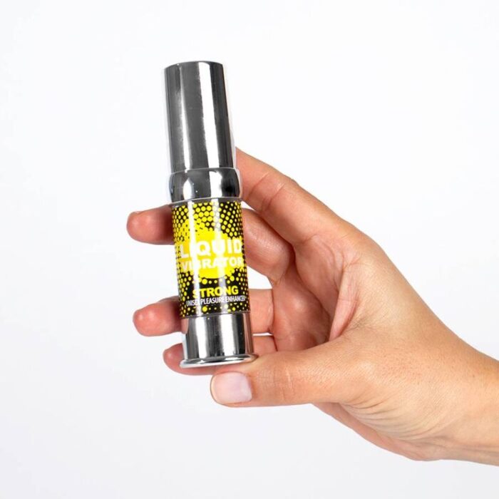 SECRETPLAY - VIBRADOR LÍQUIDO ESTIMULADOR UNISEX STRONG  15 ML - CandyHot - Foto 3