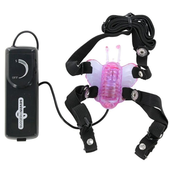 SEVEN CREATIONS - BUTTERFLY STIMULATOR CON VIBRACIÓN - CandyHot - Foto 1