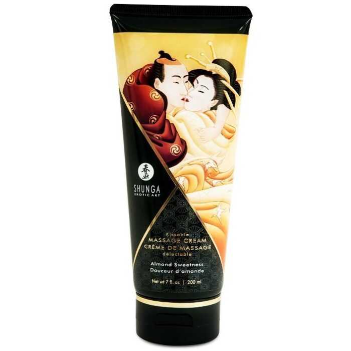 SHUNGA - CREMA MASAJE ALMENDRA DULCE 200 ML - CandyHot - Foto 1