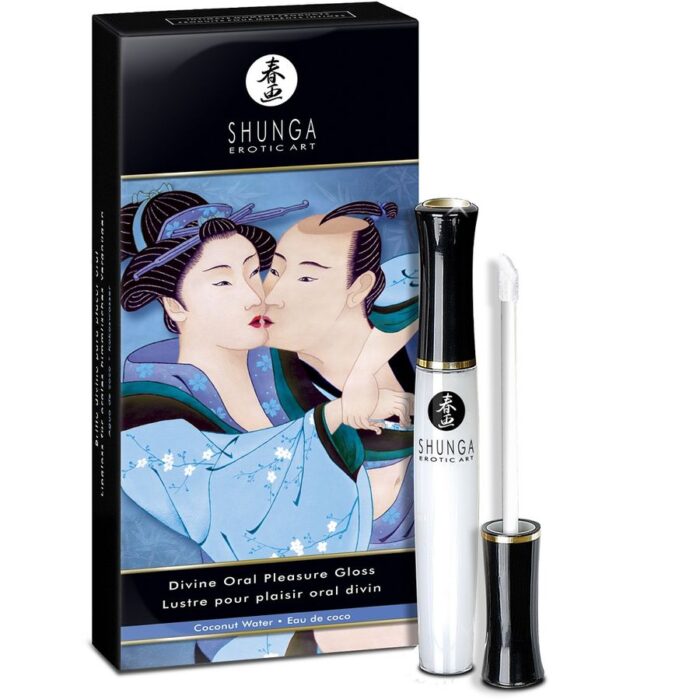 SHUNGA - GLOSS LABIAL DIVINO AGUA DE COCO - CandyHot - Foto 1