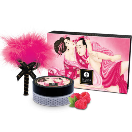 SHUNGA - KIT POLVOS DE MASAJE COMESTIBLE FRAMBUESA - CandyHot - Foto 1