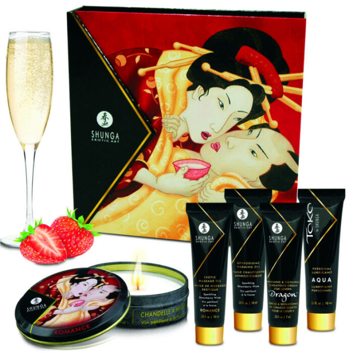 SHUNGA - KIT SECRET GEISHA FRESAS Y CAVA - CandyHot - Foto 3