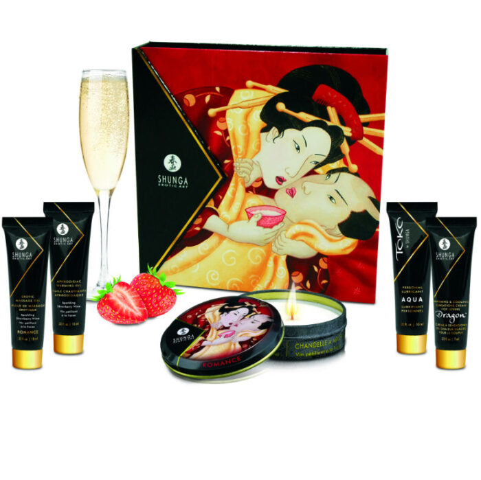 SHUNGA - KIT SECRET GEISHA FRESAS Y CAVA - CandyHot - Foto 1