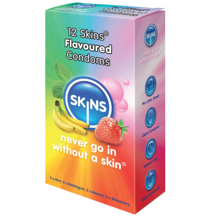 SKINS - PRESERVATIVO SABORES VARIOS 12 UDS - CandyHot - Foto 2
