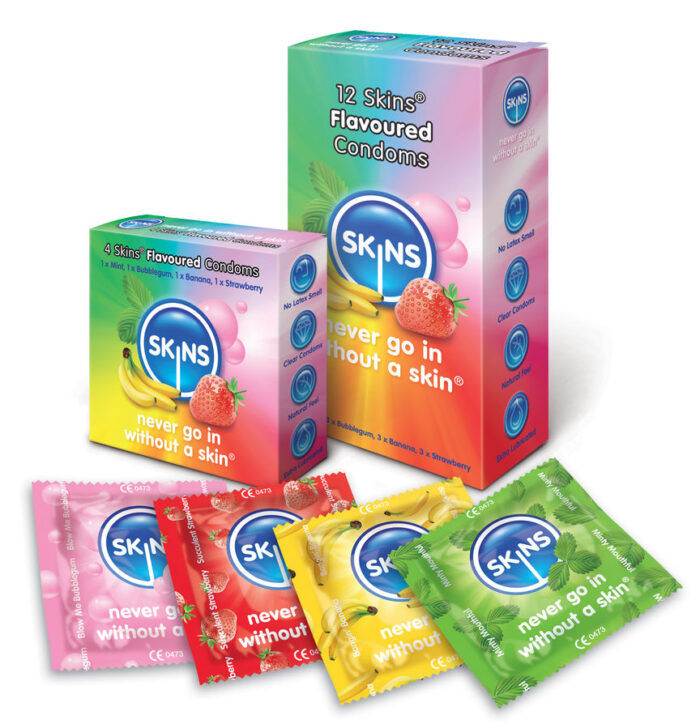 SKINS - PRESERVATIVO SABORES VARIOS 12 UDS - CandyHot - Foto 1