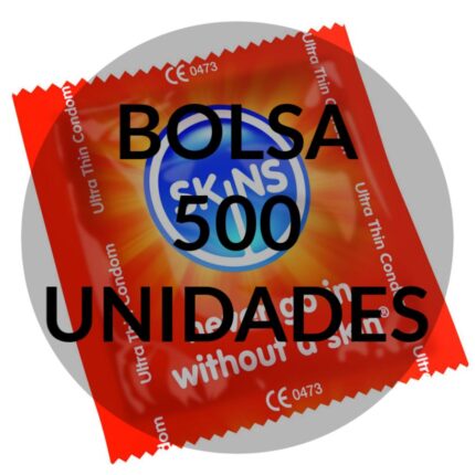 SKINS - PRESERVATIVO ULTRA FINO BOLSA 500 UDS - CandyHot - Foto 2