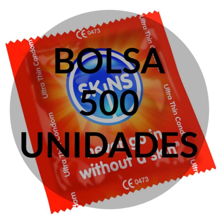 SKINS - PRESERVATIVO ULTRA FINO BOLSA 500 UDS - CandyHot - Foto 2