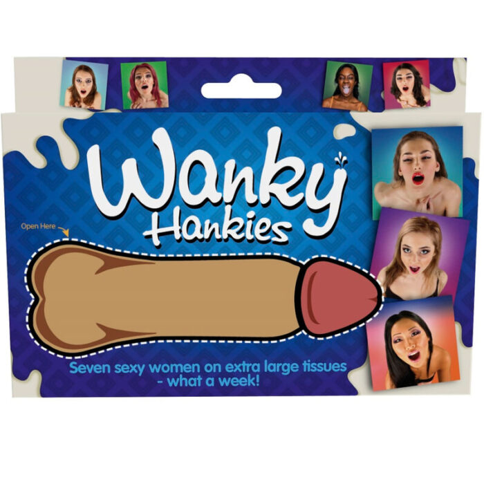 SPENCER & FLEETWOOD - WANKY HANKIES 7 PAÑUELOS EXTRA GRANDES MUJERES - CandyHot - Foto 3