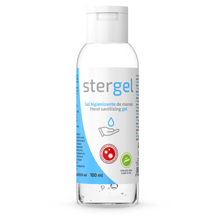 STERGEL - GEL HIDROALCOHÓLICO HIGIENIZANTE DE MANOS ALOE VERA 100ML - CandyHot - Foto 1