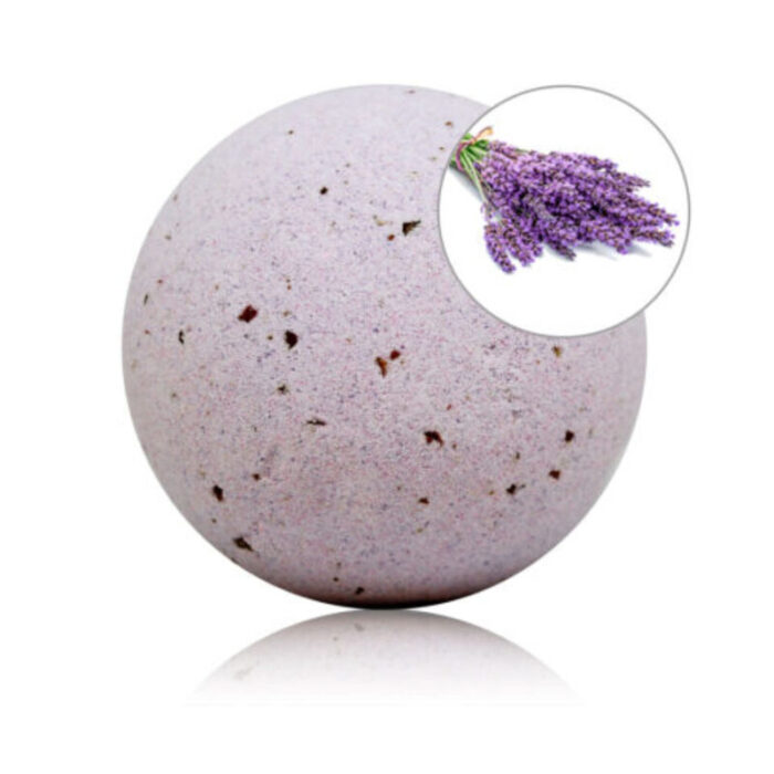 TALOKA - BOMBA DE BAÑO CON AROMA LAVANDA Y PÉTALOS DE ROSA - CandyHot - Foto 1