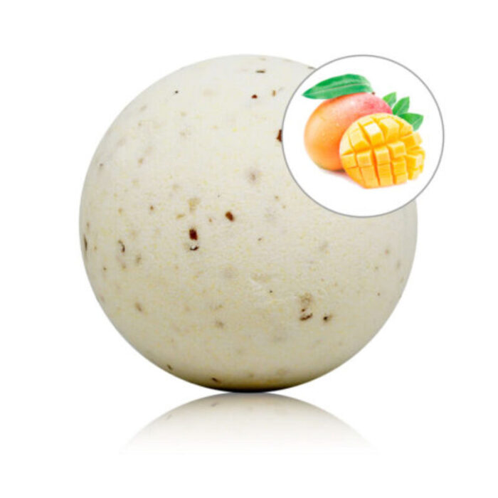 TALOKA - BOMBA DE BAÑO CON AROMA MANGO Y PÉTALOS DE ROSA - CandyHot - Foto 1