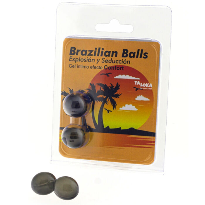 TALOKA - BRAZILIAN BALLS GEL EXCITANTE EFECTO CONFORT 2 BOLAS - CandyHot - Foto 1