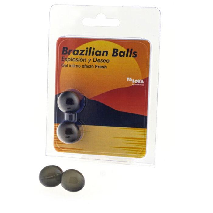 TALOKA - BRAZILIAN BALLS GEL EXCITANTE EFECTO FRESCOR 2 BOLAS - CandyHot - Foto 1