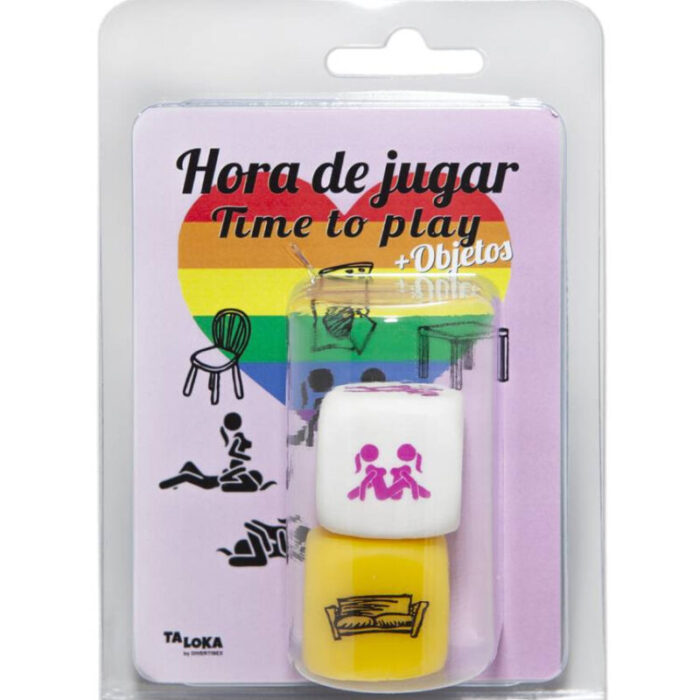 TALOKA - DADOS EROTICOS CON POSICIONES Y LUGARES HORA DE JUGAR - CandyHot - Foto 1