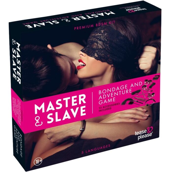 TEASE & PLEASE - JUEGO 13 ACCESORIOS BONDAGE MAGENTA - CandyHot - Foto 2