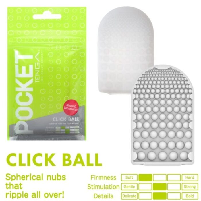 TENGA - CLICK BALL MASTURBADOR POCKET - CandyHot - Foto 1