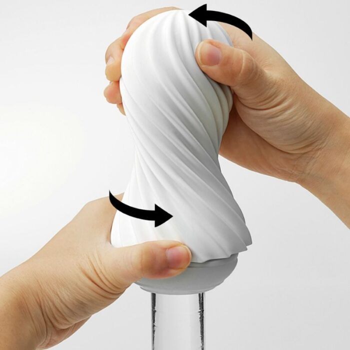 TENGA - FLEX MASTUBADOR MASCULINO BLANCO - CandyHot - Foto 4