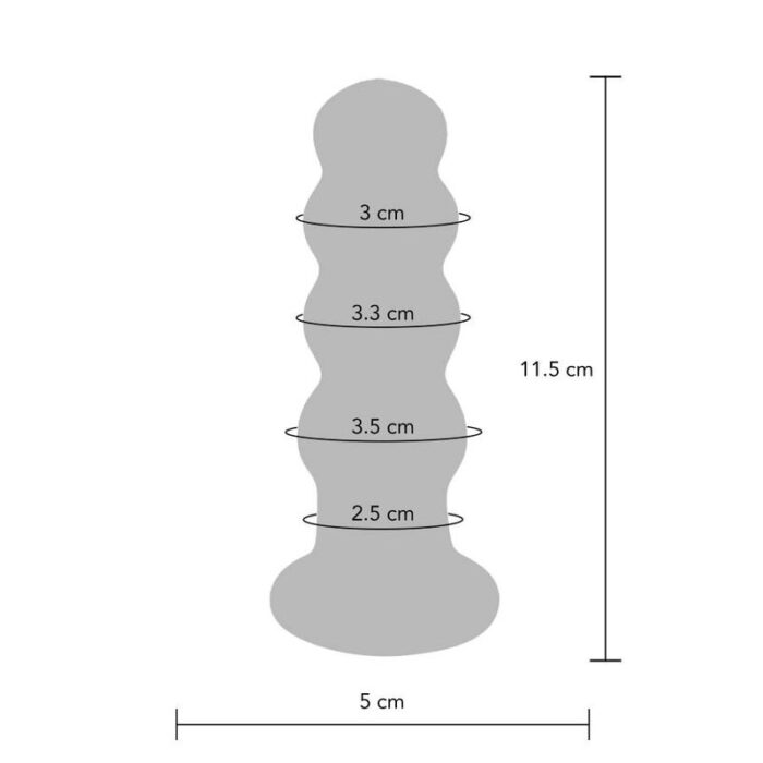 TOYJOY - BUTTOCKS THE RADIANT GLASS BUTTPLUG - CandyHot - Foto 2