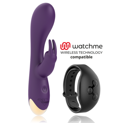 TREASURE - LAURENCE RABBIT VIBRADOR COMPATIBLE CON LA TECNOLOGÍA WATCHME WIRELESS - CandyHot - Foto 1