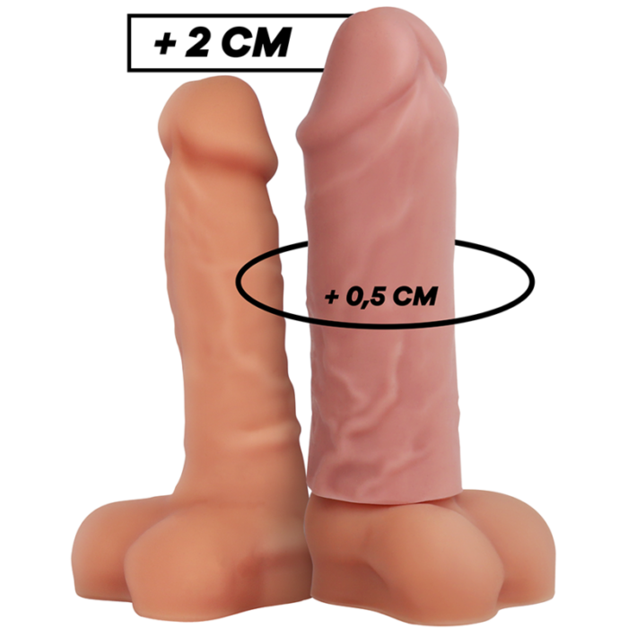 VIRILXL - EXTENSION DE PENE LIQUID SILICONE V3 NATURAL - CandyHot - Foto 1