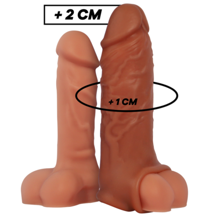 VIRILXL - EXTENSIÓN DE PENE LIQUID SILICONE V9 MARRÓN - CandyHot - Foto 1