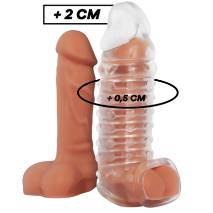 VIRILXL - EXTENSION Y FUNDA  DE PENE  V11 TRANSPARENTE - CandyHot - Foto 1