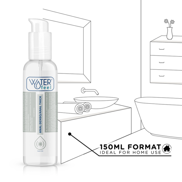 WATERFEEL - LUBRICANTE ANAL 150 ML - CandyHot - Foto 5