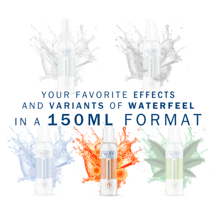 WATERFEEL - LUBRICANTE EFECTO CALOR 150 ML - CandyHot - Foto 2