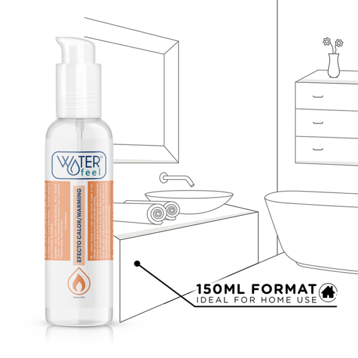 WATERFEEL - LUBRICANTE EFECTO CALOR 150 ML - CandyHot - Foto 5