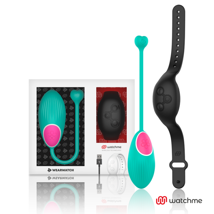 WEARWATCH - HUEVO CONTROL REMOTO TECHNOLOGY WATCHME AGUA MARINA / AZABACHE - CandyHot - Foto 1