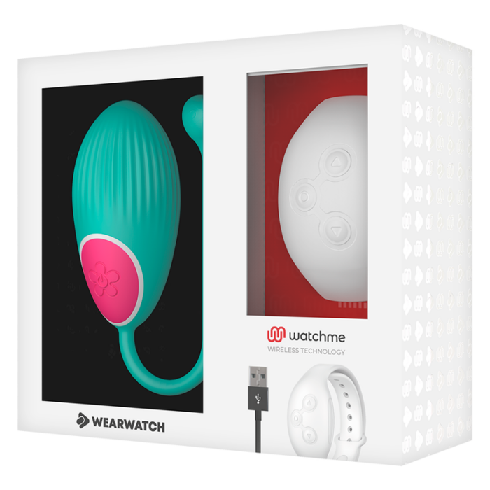 WEARWATCH - HUEVO CONTROL REMOTO TECHNOLOGY WATCHME AGUA MARINA / NÍVEO - CandyHot - Foto 5