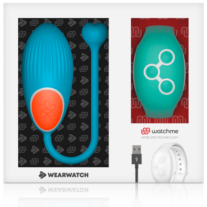WEARWATCH - HUEVO CONTROL REMOTO TECHNOLOGY WATCHME AZUL / AGUAMARINA - CandyHot - Foto 5