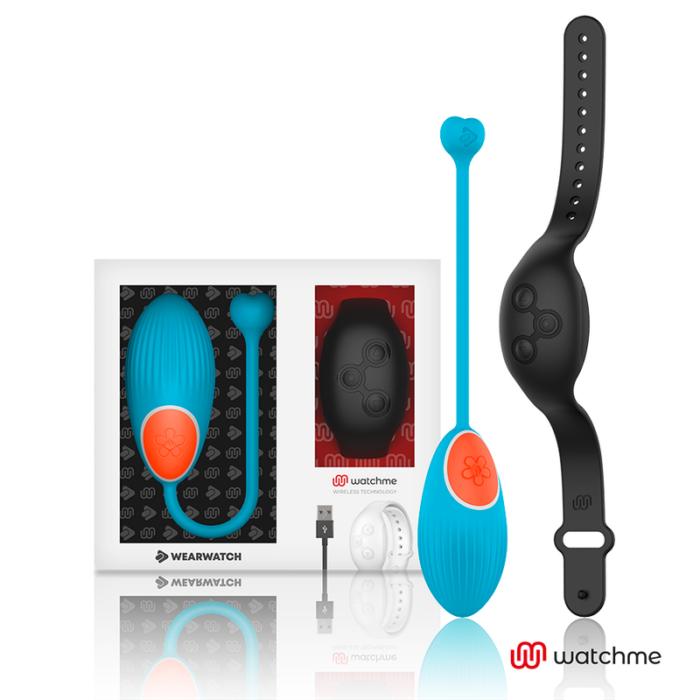 WEARWATCH - HUEVO CONTROL REMOTO TECHNOLOGY WATCHME AZUL / AZABACHE - CandyHot - Foto 1