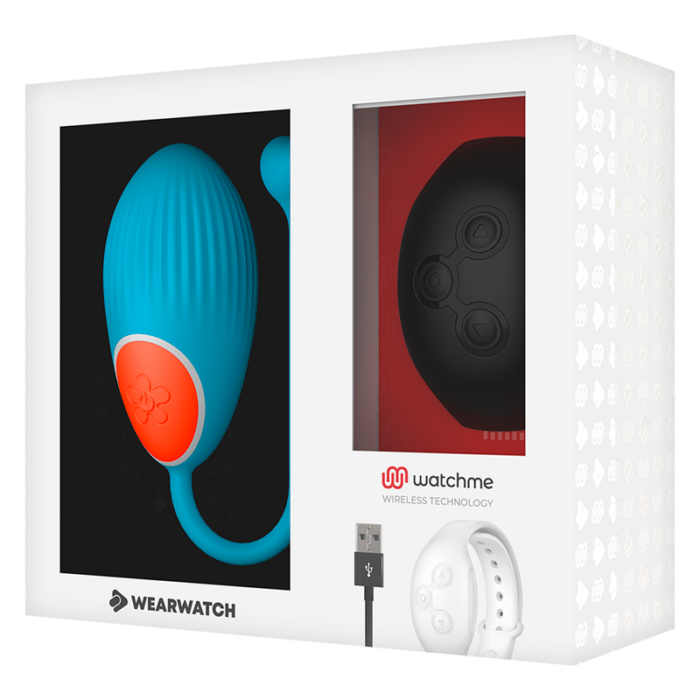 WEARWATCH - HUEVO CONTROL REMOTO TECHNOLOGY WATCHME AZUL / AZABACHE - CandyHot - Foto 5