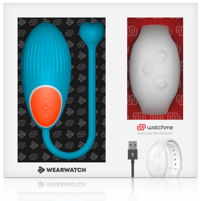 WEARWATCH - HUEVO CONTROL REMOTO TECHNOLOGY WATCHME AZUL / NIVEO - CandyHot - Foto 5