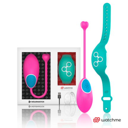 WEARWATCH - HUEVO CONTROL REMOTO TECHNOLOGY WATCHME FUCSIA / AGUA MARINA - CandyHot - Foto 1