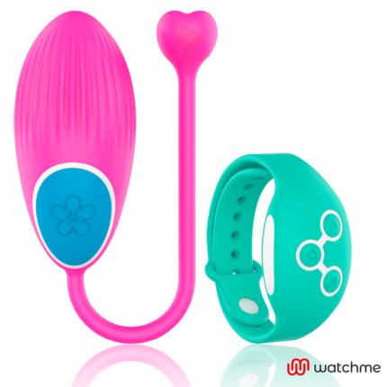 WEARWATCH - HUEVO CONTROL REMOTO TECHNOLOGY WATCHME FUCSIA / AGUA MARINA - CandyHot - Foto 2