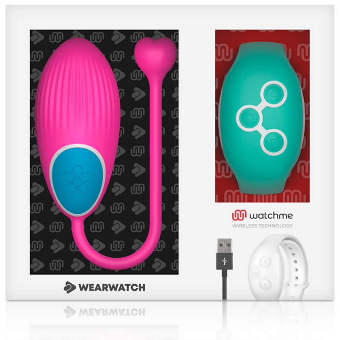 WEARWATCH - HUEVO CONTROL REMOTO TECHNOLOGY WATCHME FUCSIA / AGUA MARINA - CandyHot - Foto 5