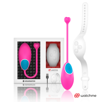 WEARWATCH - HUEVO CONTROL REMOTO TECHNOLOGY WATCHME FUCSIA / NIVEO - CandyHot - Foto 1