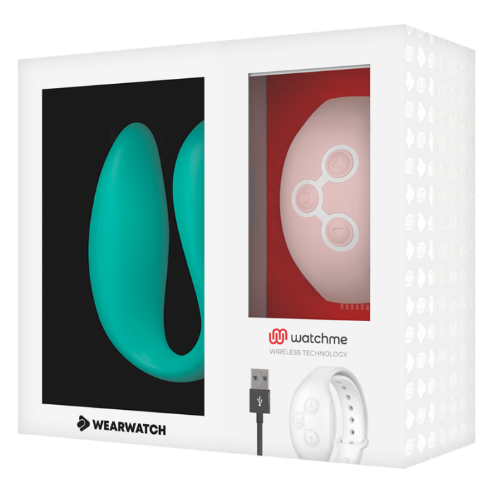 WEARWATCH - VIBRADOR DUAL TECHNOLOGY WATCHME AGUA MARINA / ROSA - CandyHot - Foto 3