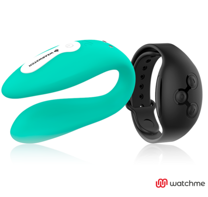 WEARWATCH - VIBRADOR DUAL TECHNOLOGY WATCHME AGUAMARINA / AZABACHE - CandyHot - Foto 2