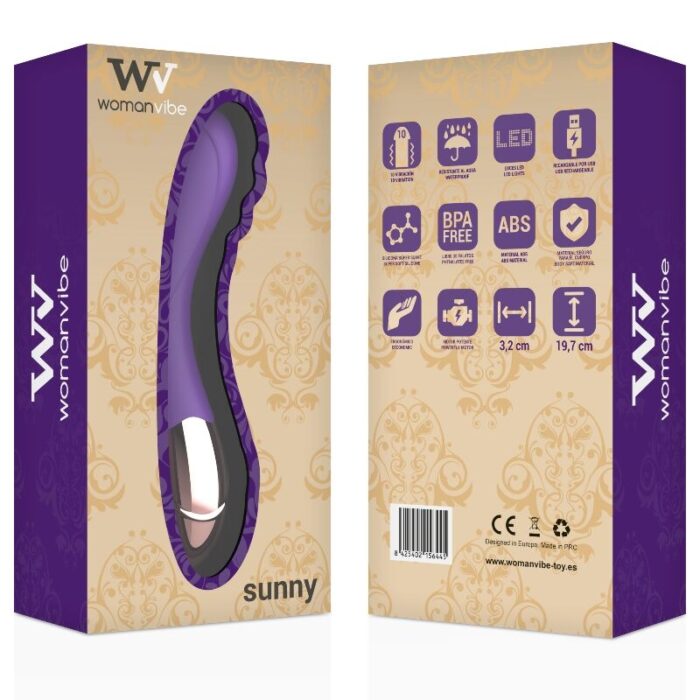 WOMANVIBE - SUNNY VIBRADOR RECARGABLE SILICONA - CandyHot - Foto 2