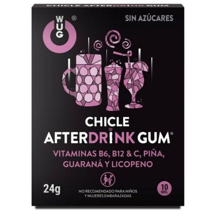 WUG GUM - AFTER DRINK CHICLE RESACA 10 UNIDADES - CandyHot - Foto 2