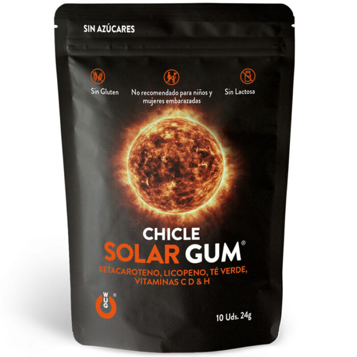 WUG GUM - SOLAR CHICLE BRONCEADO 10 UNIDADES - CandyHot - Foto 1